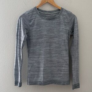 Lululemon Swiftly Tech Gray Long Sleeve Top Women’s Size 2